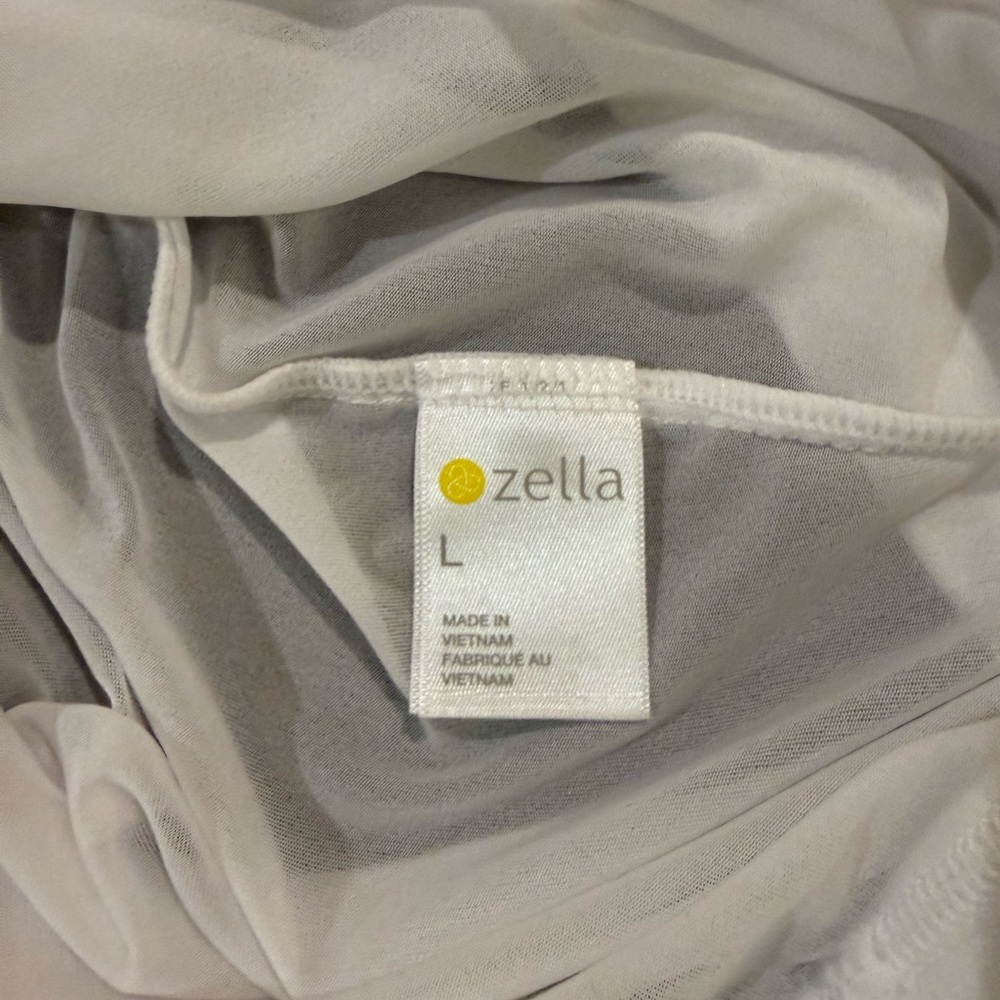 Zella Innovate Sheer Water Repellent Mesh Hoodie Pullover White Size L - Picture 9 of 10